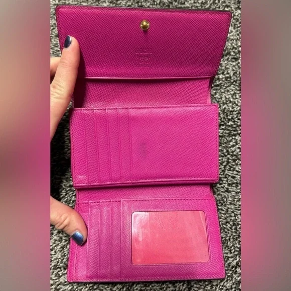 MCM trifold wallet